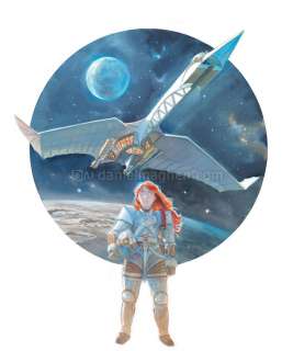 Alex Alice - Couverture originale de l‘édition standard et de la gazette n°4 Les Naufragés du ciel - INT.II - 1869 : La Conquête de l‘espace (Vol.2) - Le ChÃ¢teau des étoiles