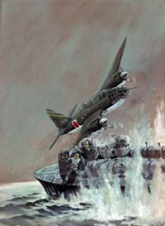 Graham Coton | Battle Picture Library cover #838 ’Marooned’ (SIGNED) | Illustration Art Gallery