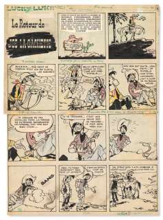 Morris (1923-2001) | Sous le ciel de l’Ouest , "Le retour de Joe-la-Gâchette" | Christie’s