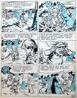 Sirius | Sirius - Originele pagina - Bouldadar - La Forêt menacée - (1951) | Catawiki