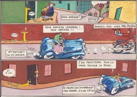 Piotr. Demi-planche originale Max Peutou | BDEnchères