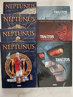 Jean-Yves Delitte / Didier Convard - De. Neptunus 1 t/m 4 - Tanatos 1 t/m 3 - Cartonné - EO