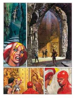 Don Lawrence | Lawrence, Don - Storm - Originele pagina (p.33) - The labyrinth of Death (Het doolhof van de Dood) - (1983) | Catawiki