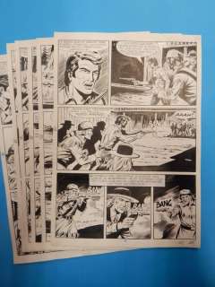 Franco Donatelli - | Franco Donatelli - 5x Tavola Originale - Zagor n. 163 "Affondate il Destroyer" - (1978) | Catawiki