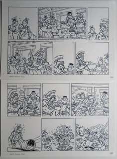 Luc Morjaeu / Studio Vandersteen | Suske en Wiske 307 - Originele Pagina (p.43) - De rillende rots - (2010) | Catawiki