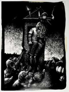 Orhun, Emre (1976) | ORHUN, EMRE Dessin personnel inédit original "je suis lÃ  ! " - 2002 - | Estim Nation