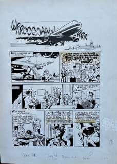 Cavazzano, Giorgio | Cavazzano, Giorgio - Tavola originale - Altai & Jonson - Tutto storto - (1975) | Catawiki