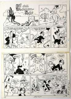 Cance, Louis  (1939) | CANCE, Louis PIF le Chien - Histoire complète en 5 planches originales: | Estim Nation