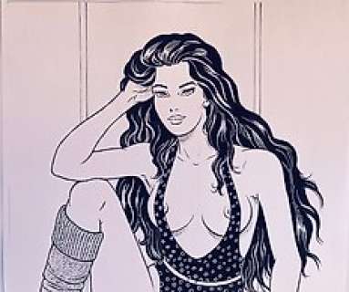 Birago Balzano | Birago Balzano - 3x illustrazioni Originali "Balzano e la Moda" Signed - Page volante - EO | Catawiki