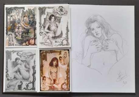 Claude Marrache | Claude Marrache - Signed book with dedication & 4 Hand signed postcards - Cartonné - EO - (2011/2021) | Catawiki