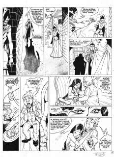 Cyril TRICHET - Planche originale 27 du tome 3 des Arcanes du Midi-Minuit