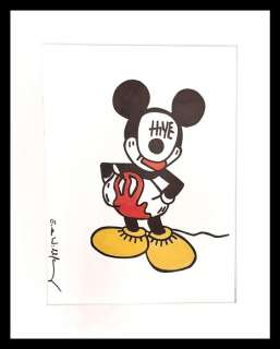 Emma Wildfang | Emma Wildfang - Mickey Mouse - "Tribute series Keith Haring" – original artwork by Emma Wildfang - (2023) | Catawiki