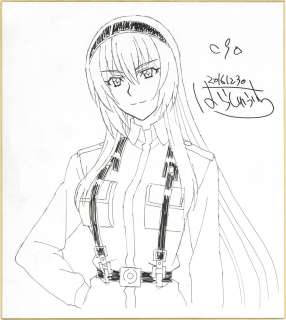 Shuichi Hara Hand-Drawn Shikishi "Schwarzesmarken" | Mandarake (Big Web)