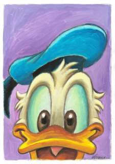 Joan Vizcarra | Donald Duck - Hello There! It’s Me, Donald Duck! - Original Painting - Joan Vizcarra - Acrylic Art - Original Artwork - 45 x 30 cm - No Reserve! | Catawiki