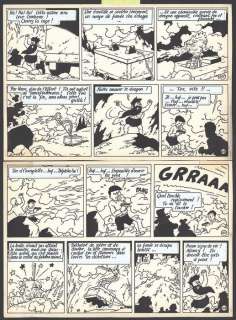 Bob de Moor - Planche Originale (P.32) - | Bob De Moor - Planche originale (p.32) - Les Aventures d’Oncle Zigomar/ De avonturen van Nonkel Zigomar - L’Empire des Taupes /Het Mollenrijk - (1955/2023) | Catawiki