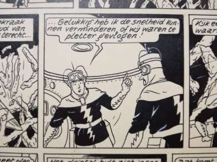De Moor, Bob | De Moor, Bob - Oorlog in het heelal - originele pagina (pag. 12) - verschenen in Ons Volkske - (1949/1950) | Catawiki