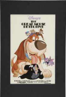 Paul Wenzel The Great Mouse Detective Poster Concept Illustration Original Art (Disney, 1986).  Rendered in -
