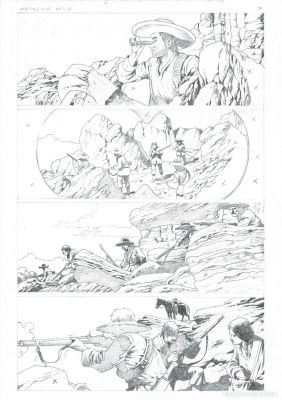 Esteve Polls • Página original del cómic ”The Good, The Bad and The Ugly” • A3 • Dynamite ed. USA | todocoleccion (Buy It Now)