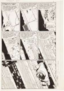 Dave Gibbons Watchmen #1 Page 1 Original Art (DC, 1986). It starts here -- the incredible 12-part saga that - | Heritage