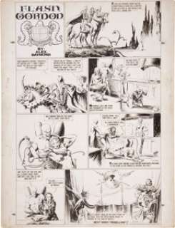 Alex Raymond Flash Gordon Full-Page Format Sunday Comic Strip Original Art dated 5-26-35 (King Features - | Heritage