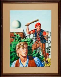 Classics Illustrated #139 In the Reign of Terror Painted Cover Original Art (Gilberton, 1957). This dramatic - | Heritage