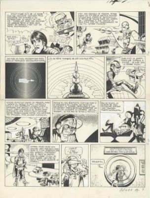 Jean-Claude Mézières | Valérian, Tome 0, Les mauvais rêves, Planche 7 | Galerie 9ème Art