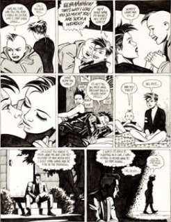 Jaime Hernandez Love and Rockets #20 "The Return of Ray D." Page 19 Original Art (Fantagraphics, 1987). - | Heritage