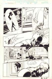 Martin Egeland - Machine Man/Bastion Annual #1 P.22 - Machine Man - 1998 Signed
