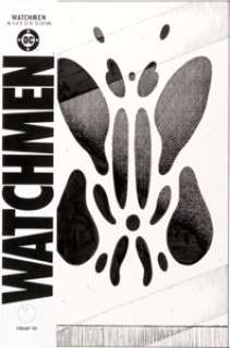 Dave Gibbons Watchmen #6 "Rorschach Inkblot" Cover Original Art (DC, 1987). "Battle not with monsters, -