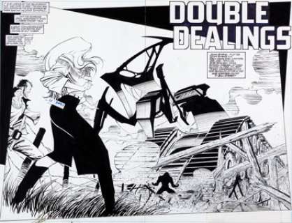 Jae Lee and Jeff Albrecht Namor, the Sub-Mariner #27 Pages 2 and 3 Original Art (Marvel, 1992). Tess Walker confronts - | Heritage