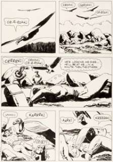 Jesse Marsh Tarzan #152 Page 5 Original Art (Gold Key, 1965). A trussed-up Tarzan must escape his bonds and -