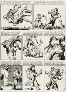 John Severin Two-Fisted Tales #38 "Warpath!" Page 6 Original Art (EC, 1954). This page absolutely -