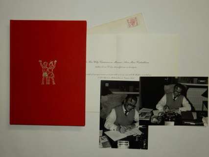 Willy Vandersteen / Paul Geerts + Studio - Suske en Wiske - De raap van Rubens met opdrachttekening van Vandersteen - Luxe uitgave huwelijk Vandersteen + uitnodigingskaart + foto‘s - Linnen hardcover in schuifdoos - EO - (1977)