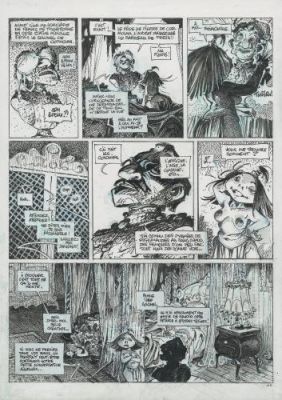 Régis Loisel | La Dernière Maison Juste Avant la Forêt, planche 64 | Galerie 9ème Art