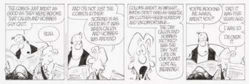 Jim Borgman Zits Daily Comic Strip Original Art dated 9-13-99 (King Features Syndicate, 1999). Jim Borgman pays -