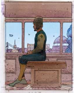 Moebius (Jean Giraud) Moebius Collector Card #64 Production Art Original Art (Comic Images, 1993).  This - | Heritage