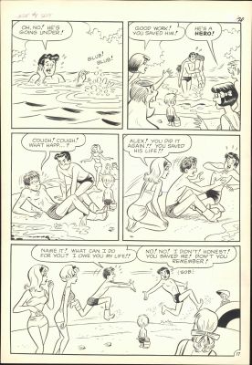 DeCarlo - Josie #8 - Original Art (1964) | Russ Cochran
