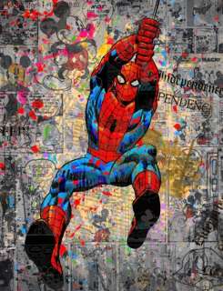 Antony | Spiderman - Superhéroe - Guiclée sobre Lienzo, de 80 x 60cm - Antony | Catawiki