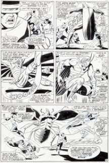 Werner Roth and Dick Ayers X-Men #24 Story Page 14 Original Art (Marvel, 1966). The original X-Men... Cyclops, -