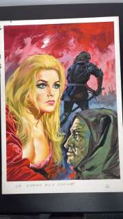 Primo Marcarini | Jolanka #26 - P. Marcarini - original cover "La fiamma e la carne" - Page volante - Exemplaire unique - (1972) | Catawiki