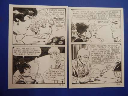 Leone Frollo | Casino n. 13 - 2x Leone Frollo - Tavole Originali "la millesima volta" - Page volante - Exemplaire unique - (1986) | Catawiki