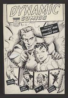 DYNAMIC COMICS 1941-48 Issue #2 Cover | ComicConnect