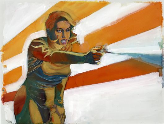 Steve Rude | Sundra Shooting Orange Cast | Steve Rude