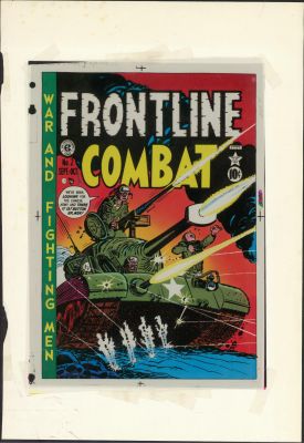 EC Library Production Material- Cover Color Key Guide, Frontline Combat NO.2 | Russ Cochran