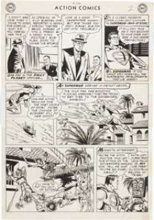 Wayne Boring and Stan Kaye Action Comics #198 Story Page 2 Original Art (DC, 1954). It was only two pages into -