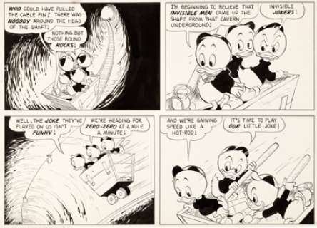Carl Barks Uncle Scrooge #13 Panel Page Original Art (Dell, 1953).... | Heritage