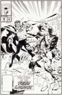 Geof Isherwood and Jim Sanders III Doctor Strange, Sorcerer Supreme #38 Cover Original Art (Marvel, 1992)....