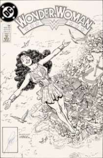 Chris Marrinan and George Perez Wonder Woman V2#36 Cover Original Art (DC, 1989)....
