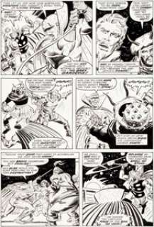 John Buscema and Tony DeZuniga Thor #258 Story Page 6 Original Art (Marvel, 1977).... | Heritage