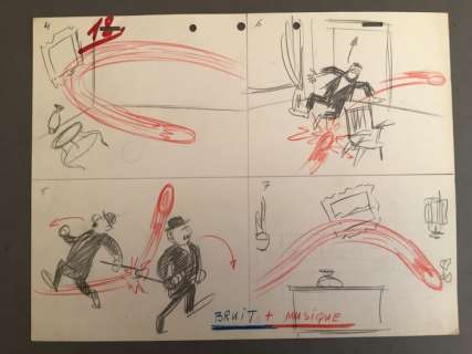 Hergé | Tintin - Story Board - Dessin Animé « Le Temple du Soleil » | Catawiki